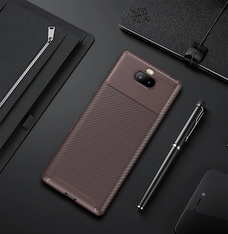 Чехлы для Sony Xperia 10 чехол Plus ультра тонкий силиконовый мягкий из ТПУ телефона