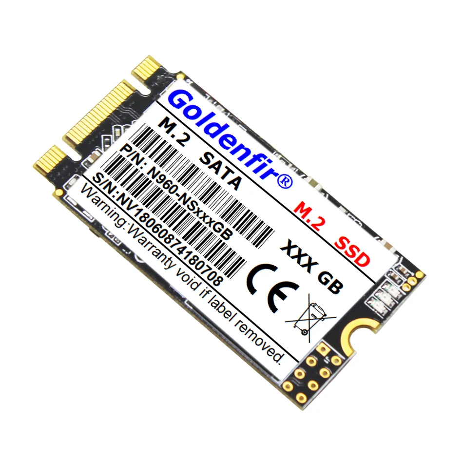 Goldenfir M.2 SSD 60 ГБ 120 ГБ 240 ГБ NGFF 22*42 мм твердотельный накопитель не 64 Гб 128 ГБ 256 ГБ SSD для ноутбуков и настольных компьютеров