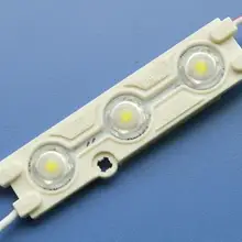 20 шт. 5050 SMD LED модуль; высокий яркий; 0.72 Вт; IP65; DC12V; 60-66lm; размер: 66 мм* 16 мм