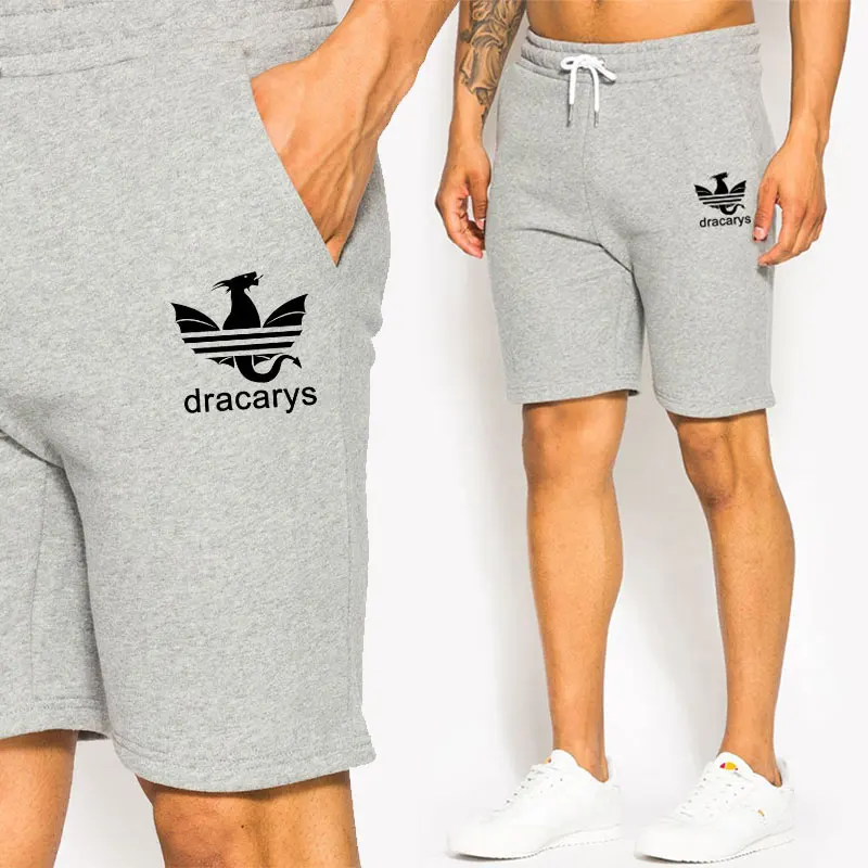 

New Dracarys Print Men Sport Pants Casual Cotton Short Pants