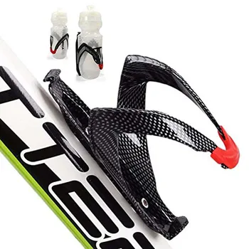 

Bicycle Water Bottle Holder Bike Water Bottle Cage Carbon Fiber Textured Plastic Bottle Cages Cup Holder Bicycle Accessories