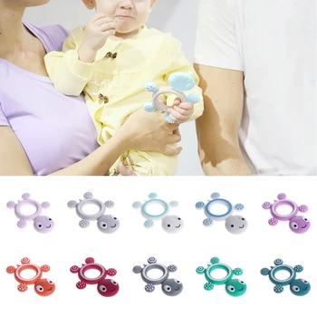 

BPA Free Silicone Turtle Teething Chewable Pendant Nursing DIY Necklace Baby Pacifier Dummy Teether Toy Accessories