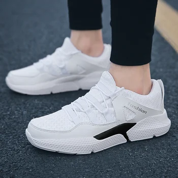 

Men Sneakers Breathable Comfortable Size 39-47 Lace-Up Cheap Running Shoes For Males Women Spring Autumn Outdoor Walking Unisex