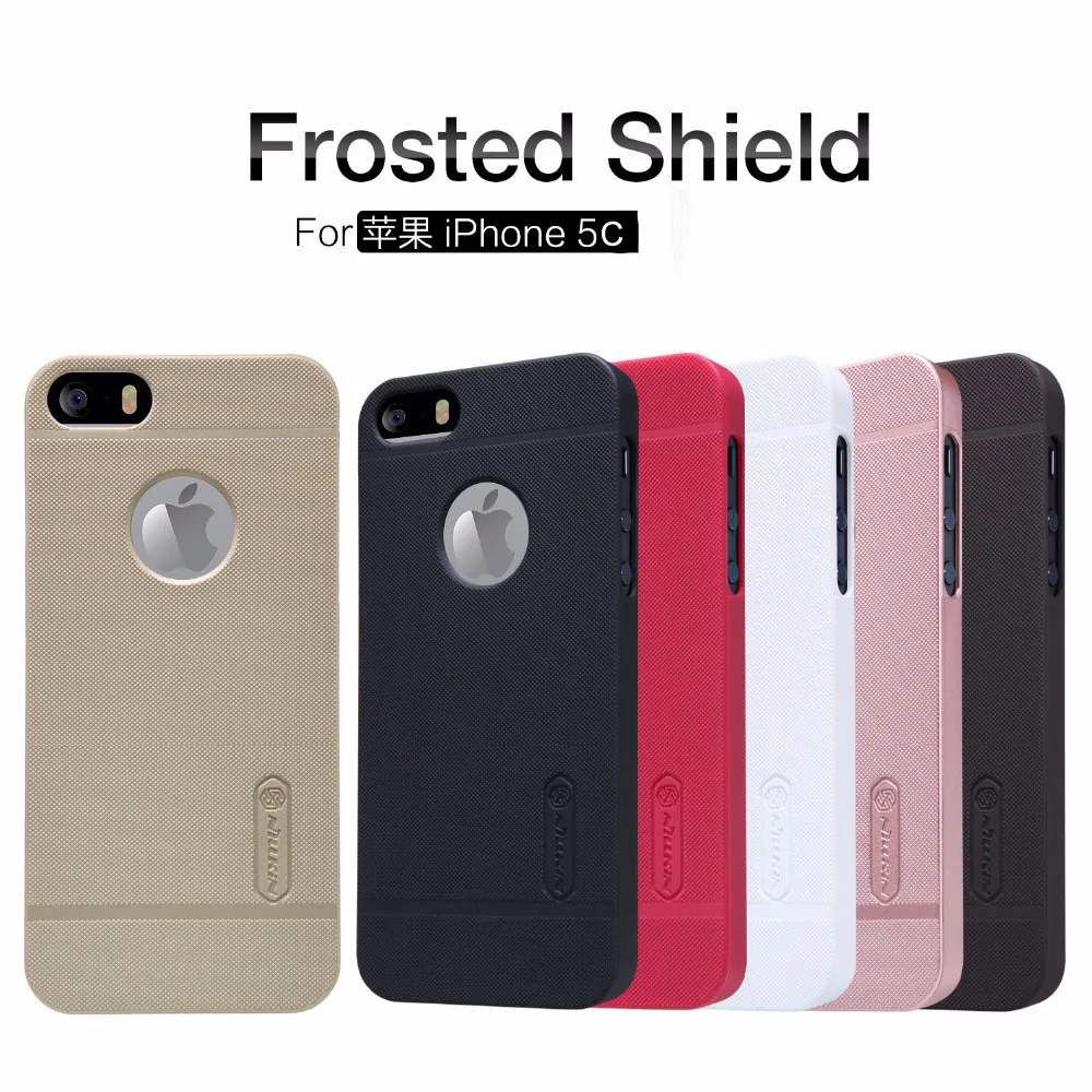 

Nillkin Frosted For Apple iPhone 5C Shield Cover Plastic Case Mobile Phone With Retail Package