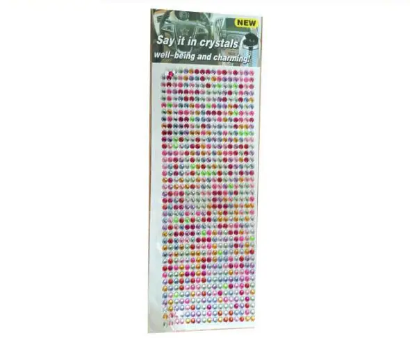 646pcs 1sheet Decorative font b toys b font sticker 4mm Diy Decal Mobile PC Art pearl