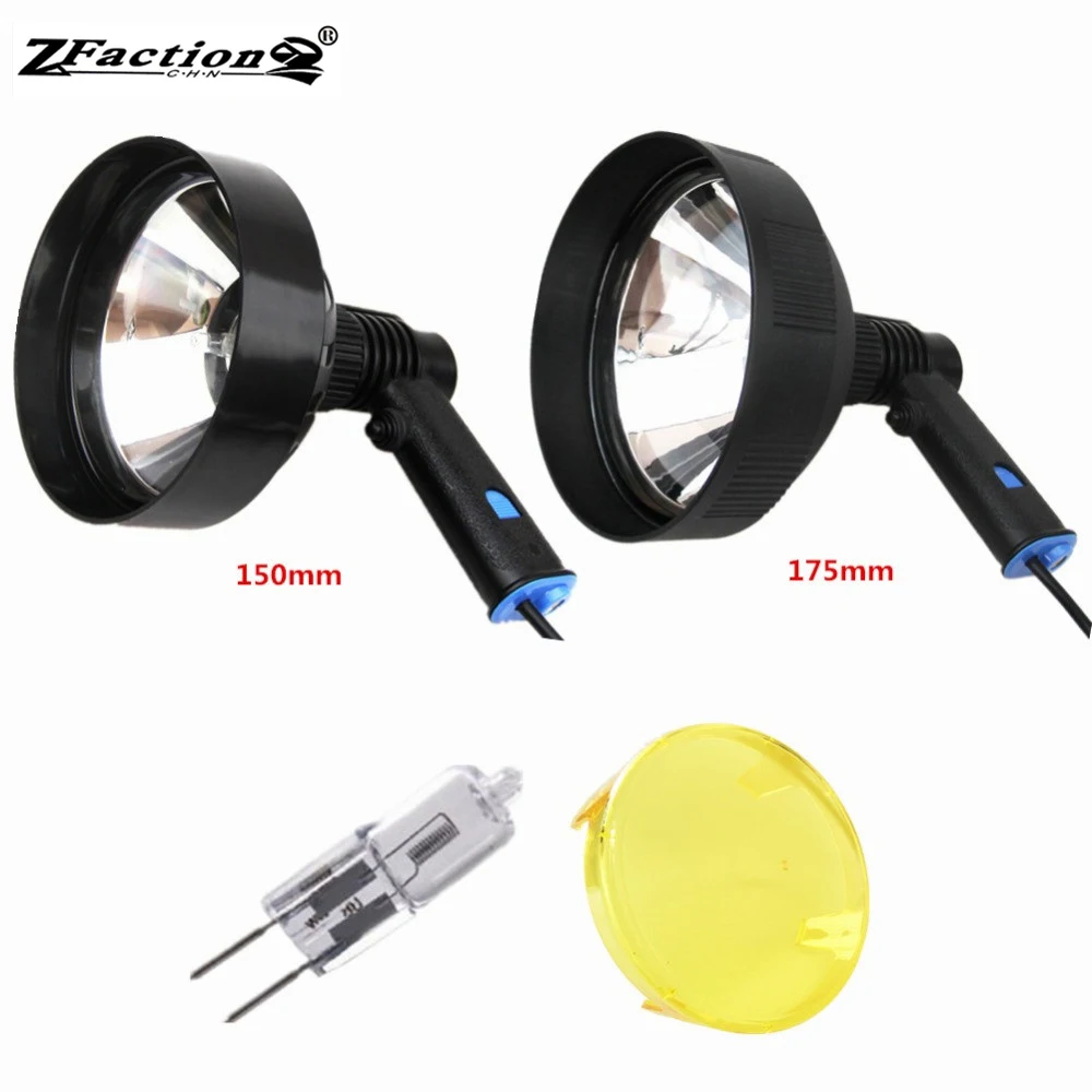 

Maxpower Spotlight Powerful 100W 1200LM Hunting Marine Spotlight Bright Portable High Intensity Halogen Lamp Flood Spot adjusted