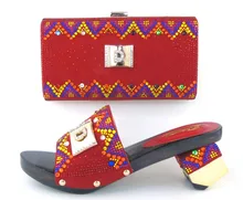TH16 45 Top selling African font b women b font shoes and bags set big quality