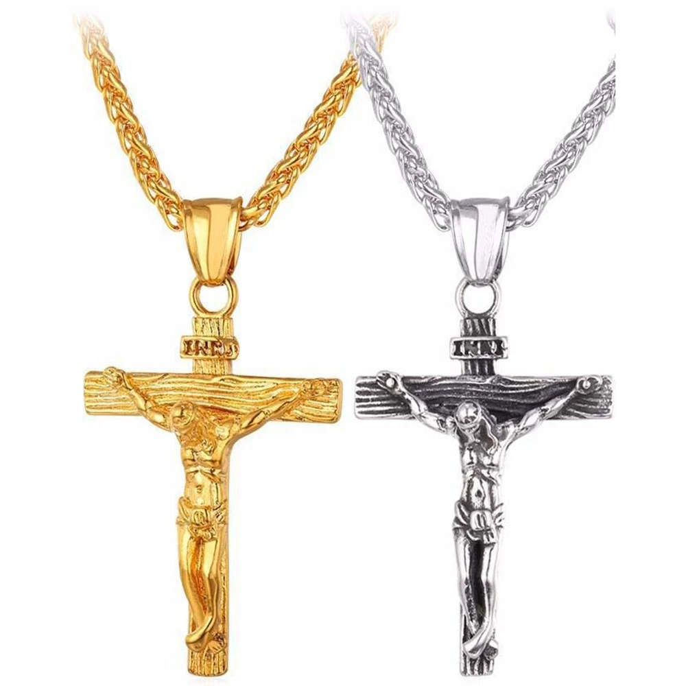 Necklace Easter Jesus Christ Religious Cross Pendant