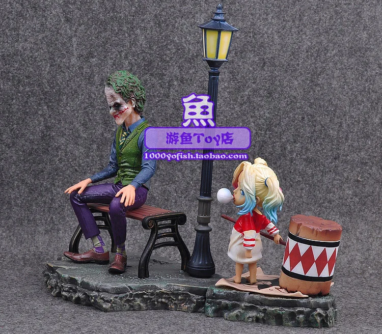 DC Comic Super Hero Film Statue Batman Suicide Squad villain The Joker Harleen Quinzel Harley Quinn