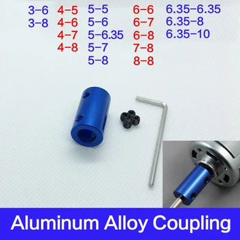 

1pcs 3-6mm 3-8 Extend CNC Motor Jaw Shaft Coupler 5mm To 8mm Rigid Coupling OD 4-5mm 4-6 4-8 5-5 5-6 5-7 5-8 6-6 6-7 6-8 7-8 8-8