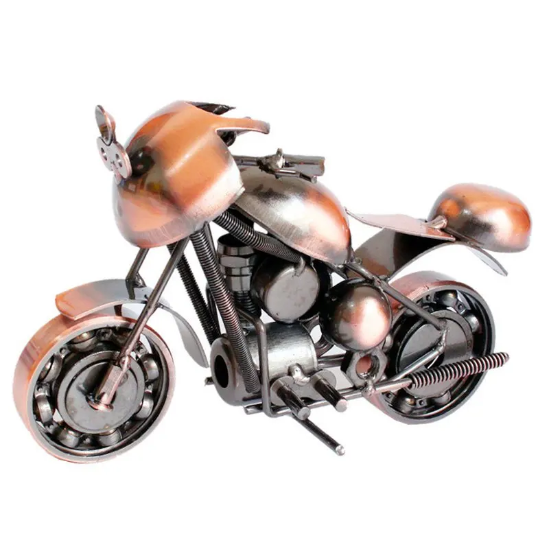 

Decoration Craft Motorcycle Iron Art Traditional Handmade Motorcycle Home Decor Motorbike Metal Craft Ornament For Home & Bar