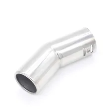 Universal car Rear Exhaust pipe Muffler Tail Pipe Radiator Stainless Steal Chrome Decorative Tip tubing System Fit for ALTO