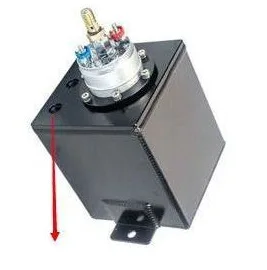 2L In Alluminio Billet Carburante Surge Serbatoio Carburante Serbatoio Del Carburante Olio Perdere Nemmeno Serbatoio + Pc Uno 0580254044 Pompa Del Car