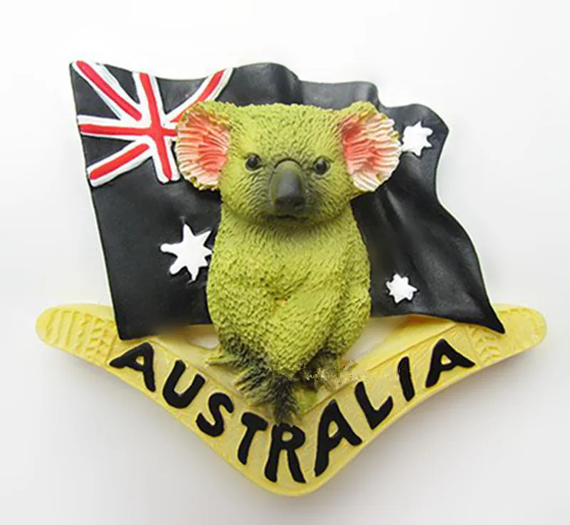 Koala Australian Flag Refrigerator World Tourist Souvenirs
