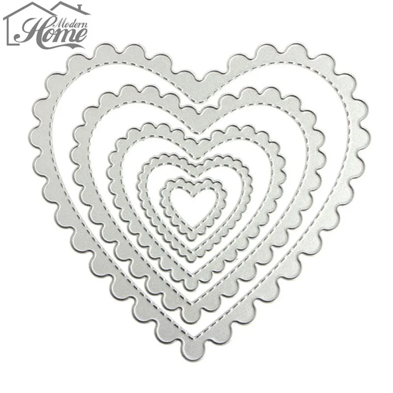 fancy heart stencils