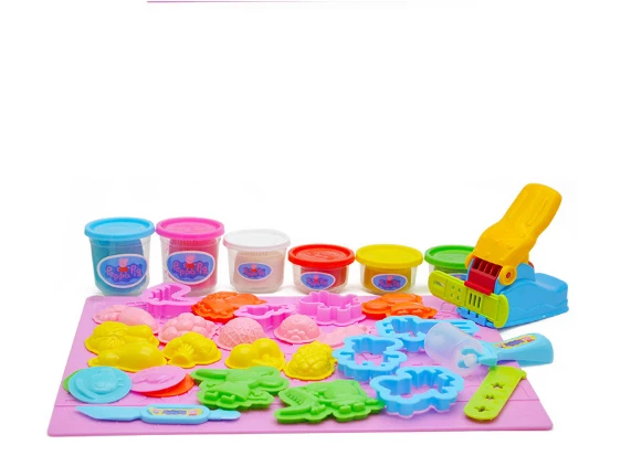 Peppa pig slime мягкая глина игрушка Волшебная глина нетоксичный Пластилин цвет глина плесень детский день подарок для детей