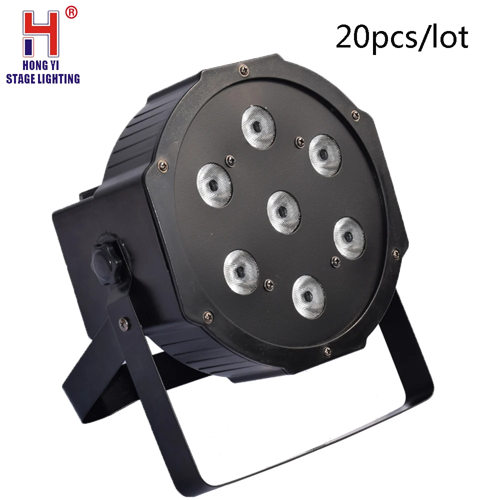 

Mini 7x12W RGBW 4in1 led par DMX disco light for wedding decoration 20pcs/lot