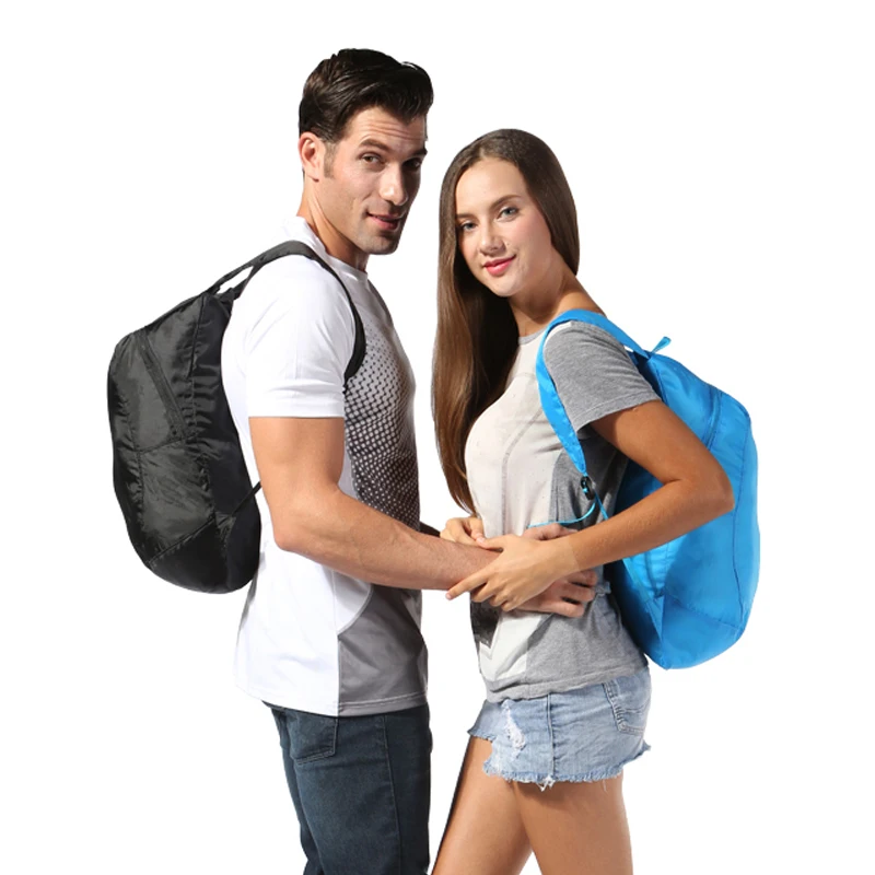 PLAYKING Outdoor Lightweight Nylon Foldable Backpack Travel Women Waterproof Ultralight Backpacks Folding bag Man Hiking 30L