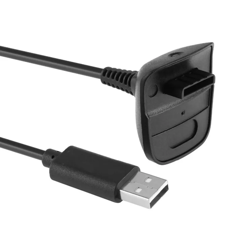 2 в 1 USB кабель для зарядного устройства кабель для microsoft xbox 360 зарядка USB Проводная для xbox 360 контроллер Аксессуары для видеоигр