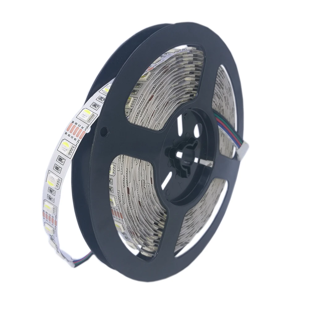 5 м 4 в 1 RGBW RGBWW Светодиодная лента 5050 DC 12V Гибкая лампа RGB + белый/RGB теплый белый