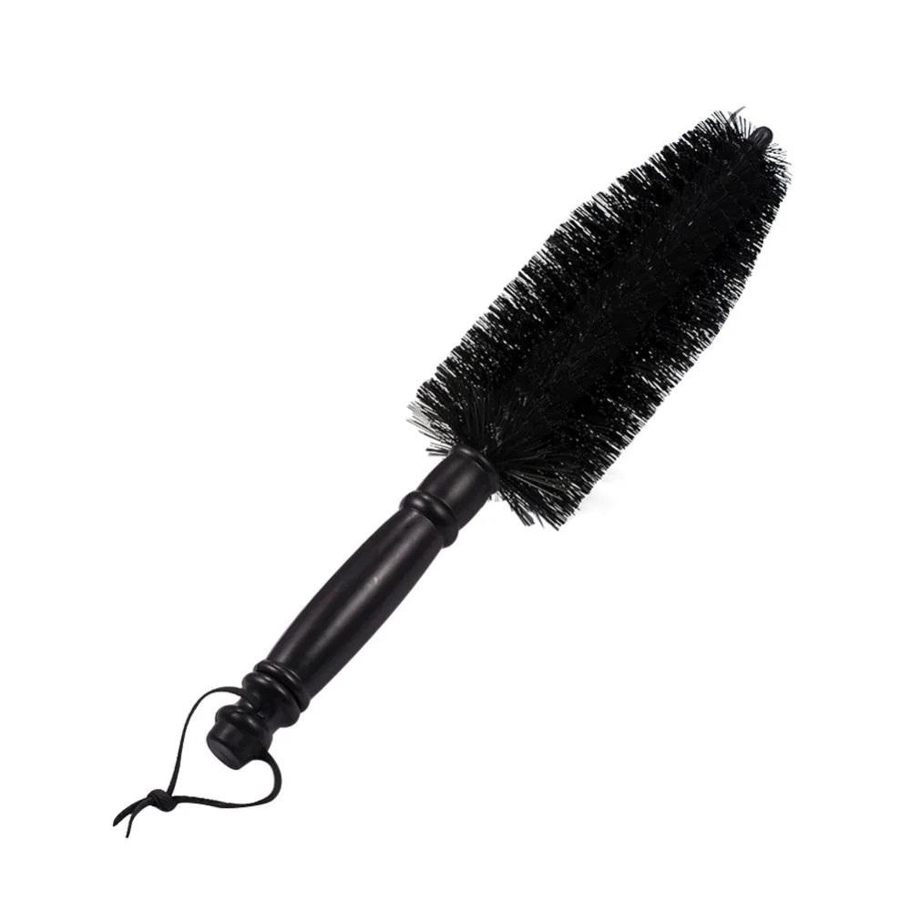 Car Motorcycle Bicycle Alloy Wheel Hub Tire Rim Scrub Brush Washer