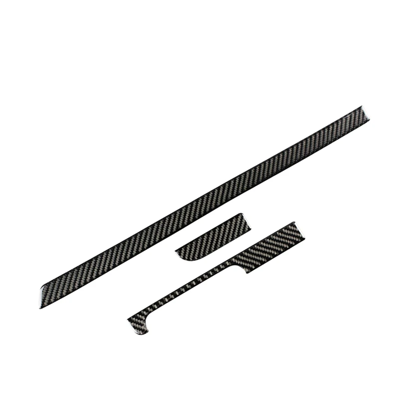 For volkswagen scirocco R LHD RHD Accessories 2009-2016 Carbon Fiber Interior Car Dashboard Decoration Strip Car-Styling Sticker