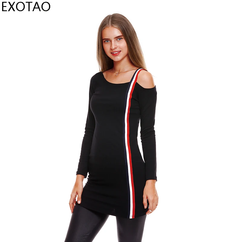 Exotao Bodycon Платья для женщин Для одно плечо наискосок Средства ухода за кожей Шеи