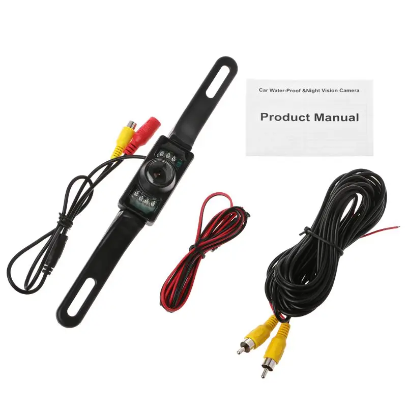 

Night Vision 7 LED Car Rear View Camera Wide Angle HD Color Backup Reverse Parking Camera High sensitivity