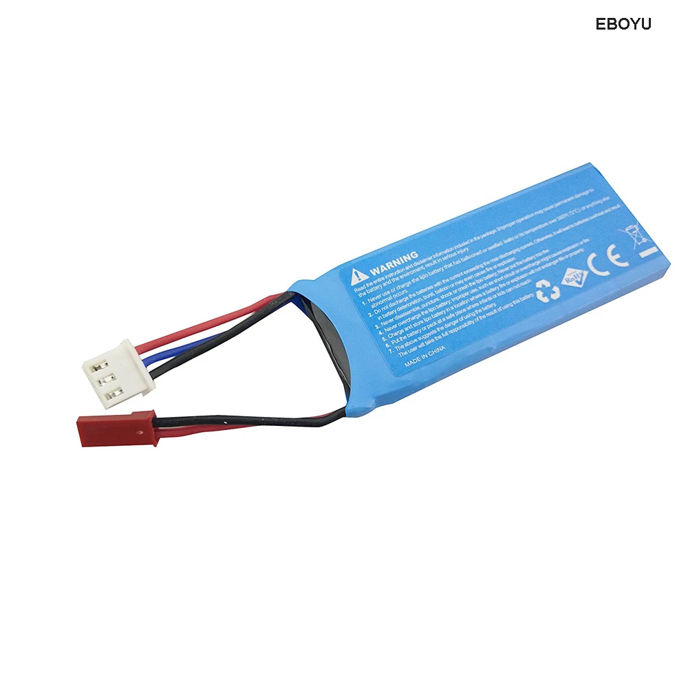 EBOYU 2 шт. * 7 6 в 750 мАч Lipo батарея с 1 Зарядное устройство для Hubsan H216A RC Quadcopter Drone