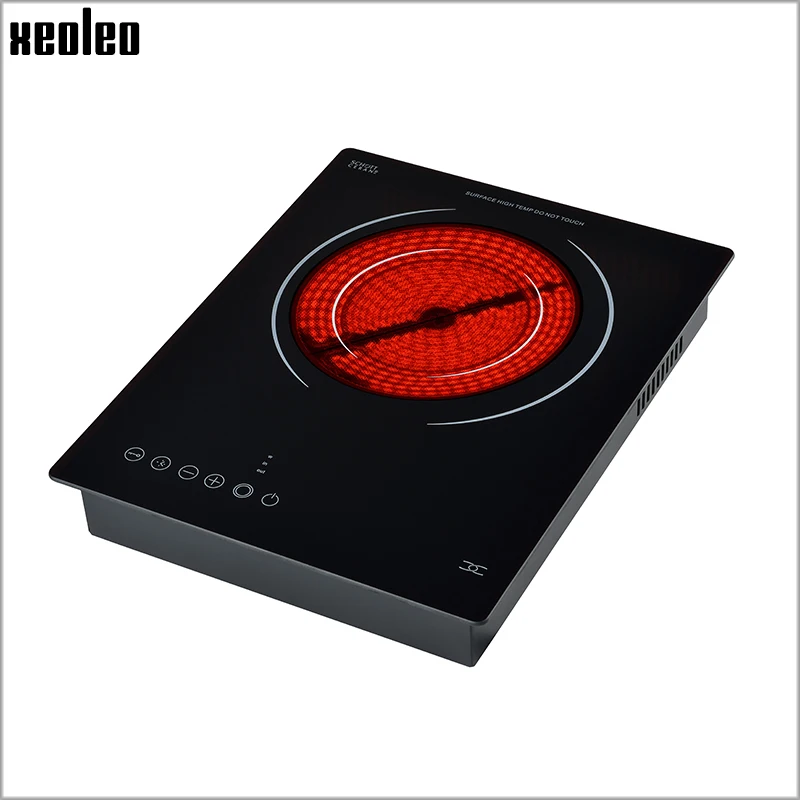 Xeoleo Electric ceramic heaters 2000W Embedded Electric Hob No Radiation Ceramic cooker Light wave cooker 220V