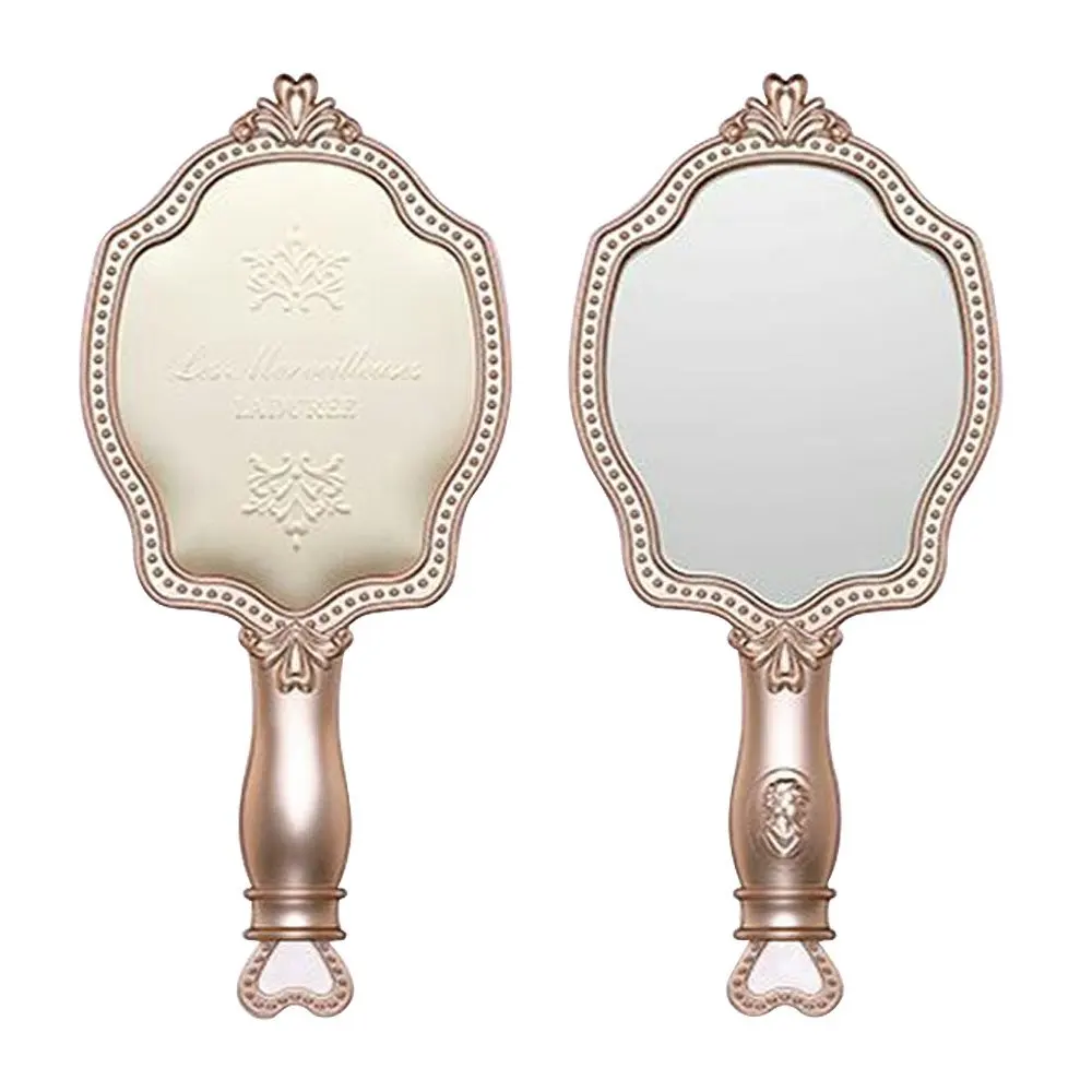 Косметическое винтажное туалетное зеркало Принцесса Мини Макияж ручное зеркало для макияжа ручное зеркало подарок