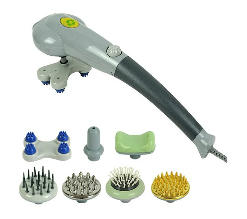 7 in1 Handheld Vibration Body Massage Stick 7 heads sticker