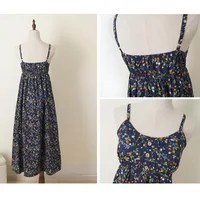 SEDUTMO Summer Tunic Long Dress Women Basic Spaghetti Strap Dresses Beach Print Floral Sexy Sundress Maxi Party Dress ED072 - Image 4