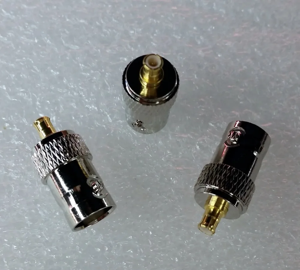 

BNC Female to MCX Male RF Coaxial Connector Adapter for DS0201 DSO QUAD DS203 VC101
