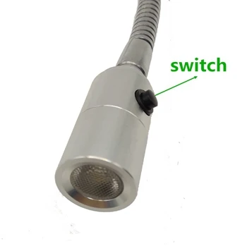  1W LED BEDSIDE READING LAMP WITH FLEXIBLE ARM - 32809348426