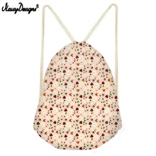 Бесшумный дизайн Повседневная сумка на шнурке для красочных божьей коровки маленькие детские рюкзаки для девочек-подростков повседневные спортивные сумки Прямая