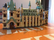 O castelo de Hogwarts Set 16030 1340 Pcs Filmes Da Série Modelo de Blocos de Construção Crianças Brinquedo Criativo Presente 4842