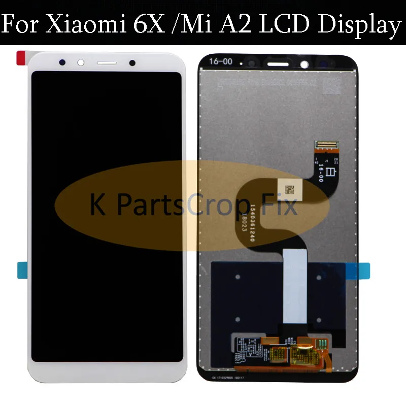 ЖК дисплей с дигитайзером для Mi A2 MIA2 сенсорный экран в сборе Xiaomi a2 глобальная