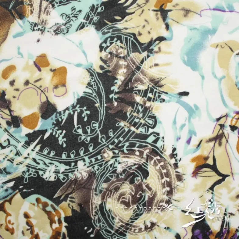 Outside the single pile snow spins abstract pattern fabric spring/summer dress shirt clearance promotion price | Дом и сад