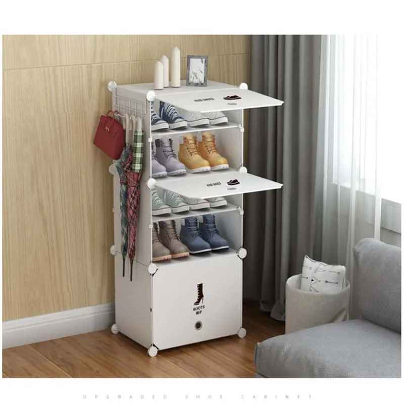 

Dust-proof Shoe Rack Multi-layer Plastic Shoe Cabinet Simple and Simple Modern Assembly Economy Home Space Door Cabinet