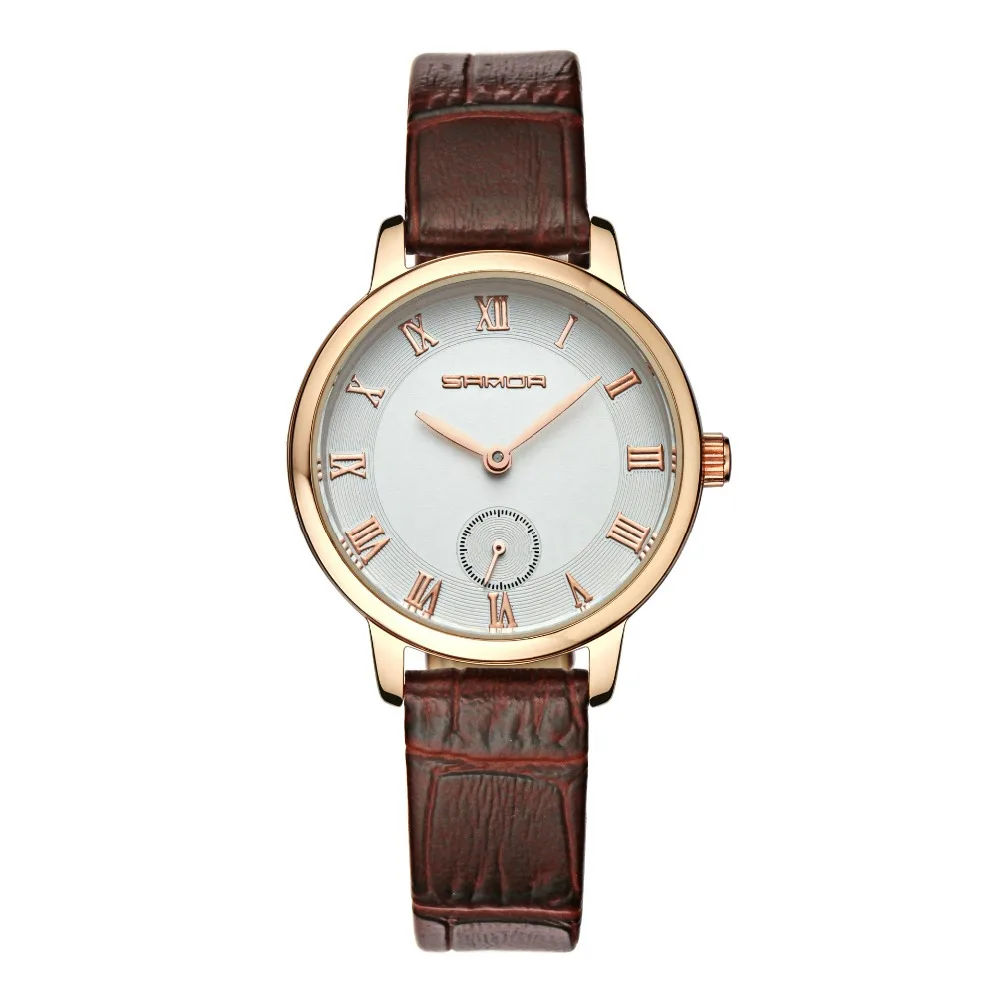 

2018 Sale Sanda Fashion Rose Gold Slim Dress Ladies Watch Stylish Women Watches Couple Quartz Wristwatches Relogio Feminino