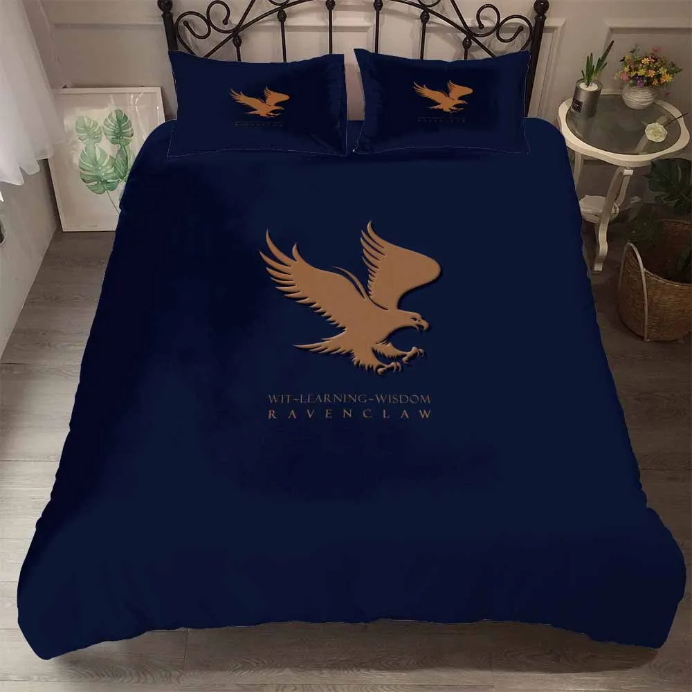 

A Bedding Set 3D Printed Duvet Cover Bed Set Space Harry Potter Textiles for Adults Bedclothes with Pillowcase #HLBT027