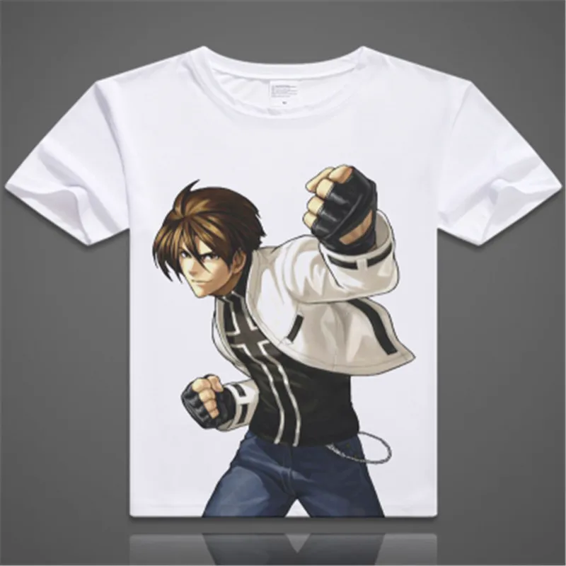 Мужская футболка с короткими рукавами the king of fighters Iori Yagami Leona кё Кусанаги
