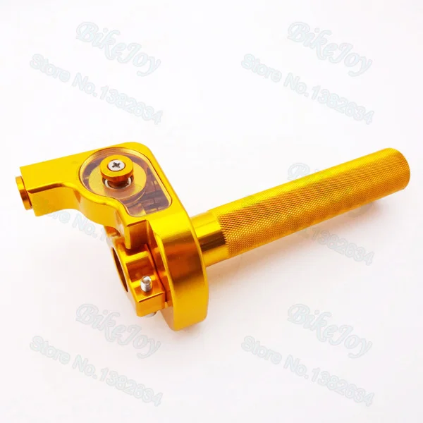 Золотой дроссель CNC в сборе для грязи питбайк CR для 80cc 85cc 125cc 250cc 500cc мотоцикл для мотокросса
