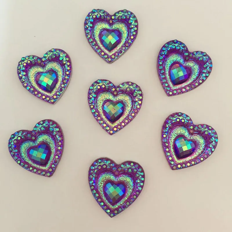 DIY 60 штук 16 мм AB из резины ткань со стразами аксессуары D88* 3 - Цвет: D886