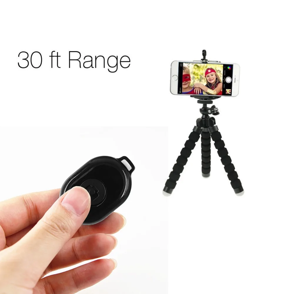 

mini Bluetooth Remote Control Button Camera Self Timer Remote Control Shutter Release Phone Monopod Selfie for iPhone Android