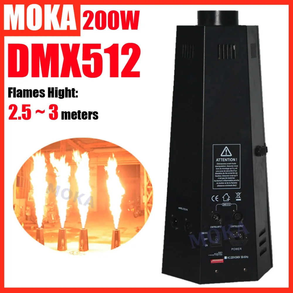 Fire Machine DMX Spray Flame Machine Stage Equipment For Stage,Bar,Party,Wedding,Concert,Events