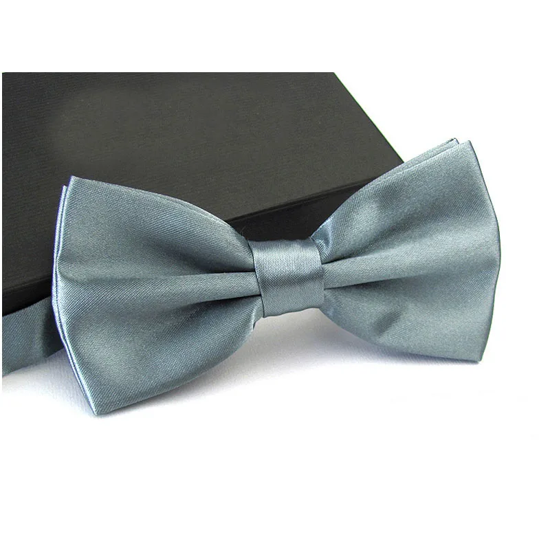 Men Light Grey 35 цветов, однотонные модные галстуки-бабочки для жениха, мужчин, детей, торжественные цветные галстуки-бабочки для мужчин, свадебные галстуки-бабочки - Цвет: Men Light Grey
