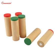 Beech Wood Montessori Sensory Wooden Toys Sound Boxs Teaching Aids Children Preschool Educational Toys Sensorial Maths