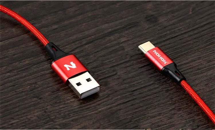 NOHON usb type-C кабель для быстрой зарядки для samsung Xiaomi Nokia LG MacBook huawei type C USB кабель для синхронизации данных